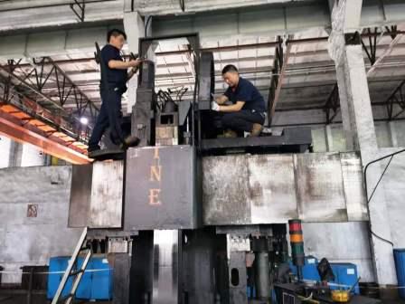 東北某集團(tuán)公司數(shù)控立車(chē)移機(jī)安裝